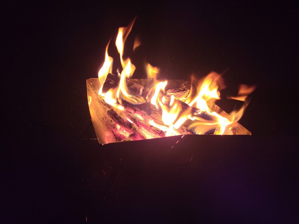 焚き火